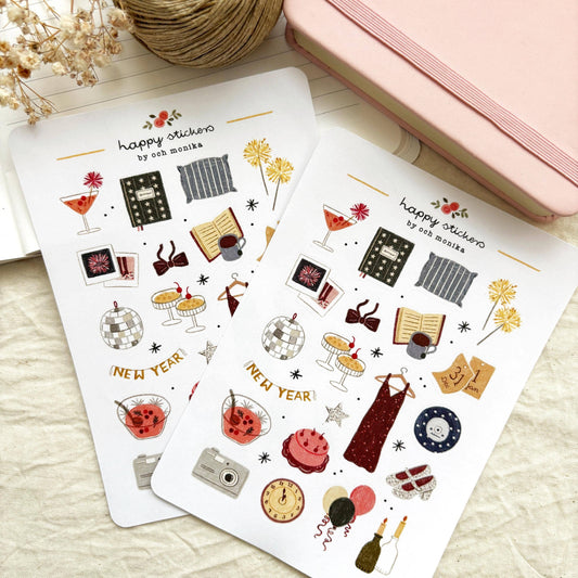 Decorative Stickers | Och Monika | New Year’s Eve