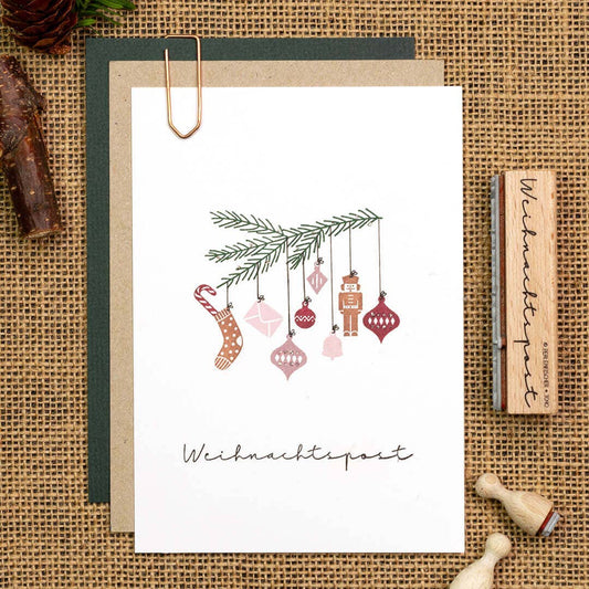 Perlenfischer | Wooden stamp | Small nutcracker