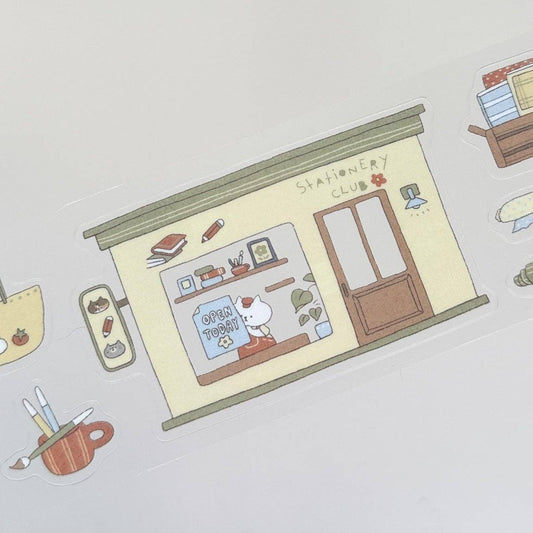 PET Kiss-cut masking tape | Kuboandlucy x Idiot Sandwich | A Cup of Journaling-2