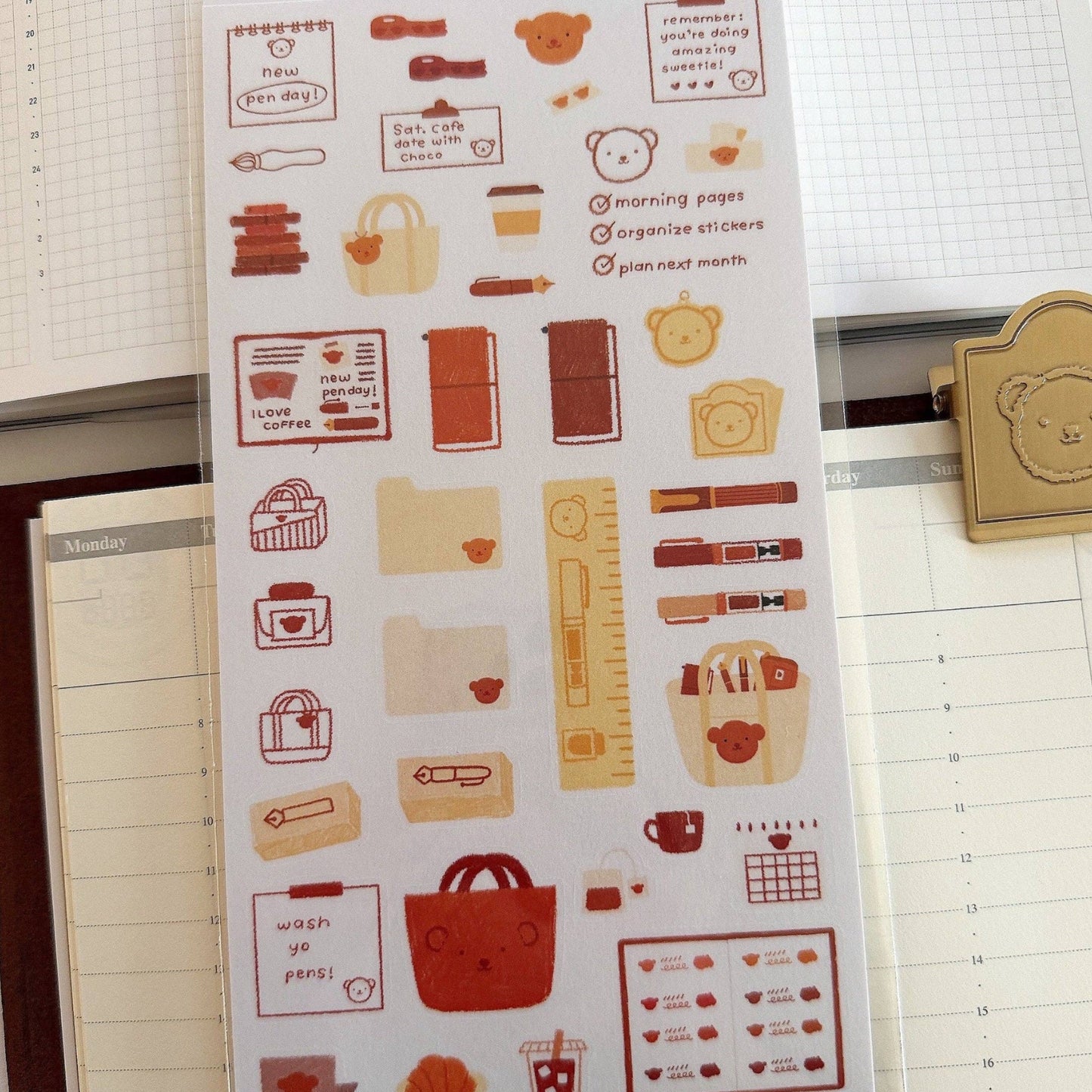 Stickers | Bloom Paper Studio | Teddy's Brain Dump & Supplies