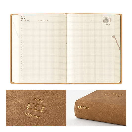 Agenda 2026 MIDORI Hibino Diary A6 | Camel - Midori - millenotes