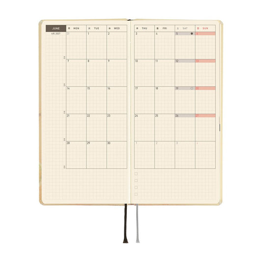 Agenda Hobonichi 2027 Weeks | Akiko Miyakoshi: Once, in Spring - Hobonichi Techo - millenotes