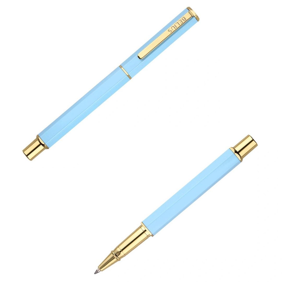 BELIUS | MACARON Stylo à bille | Bleu - BELIUS - millenotes