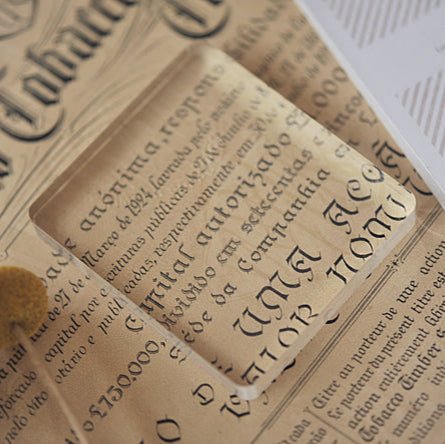 Bloc Acrylique MU Lifestyle | Support pour Tampons - MU Lifestyle - millenotes