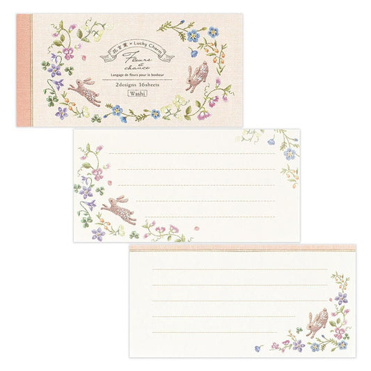 Bloc - notes | Fleurs et chance | Fête - NB Co Ltd - millenotes