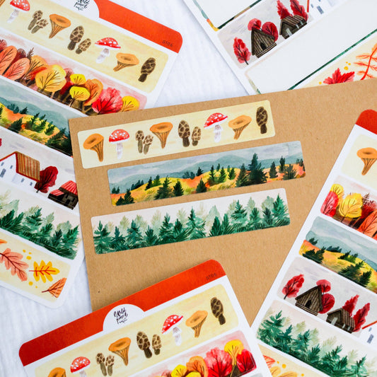 Decorative Stickers | Wild Pencil Studio | Autumn Tapes