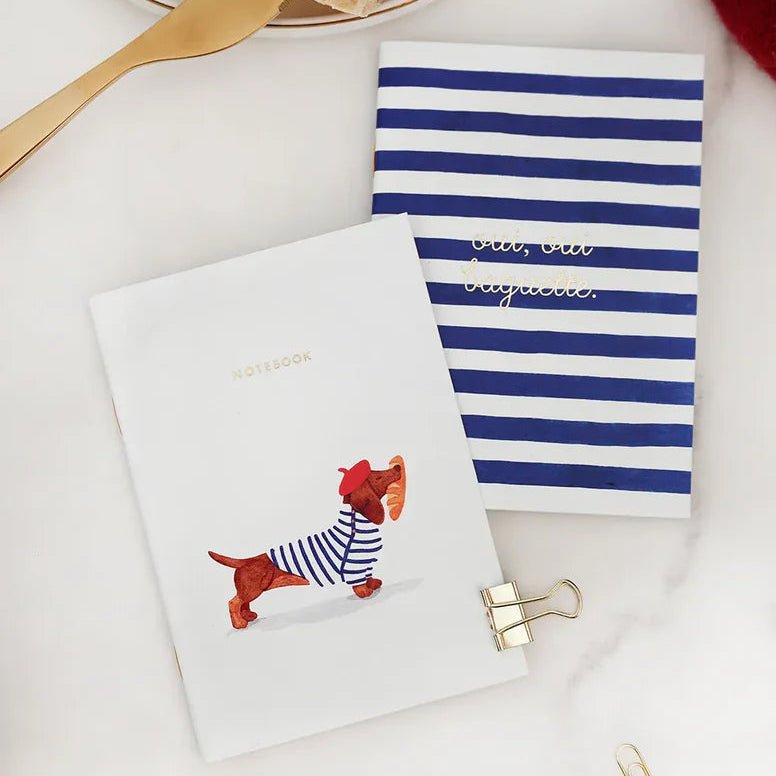 Carnet de Notes | ATWTS | DUO A6 Oui Baguette - All The Ways To Say - millenotes