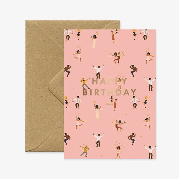 Carte de voeux | Anniversaire | Danseurs - All The Ways To Say - millenotes