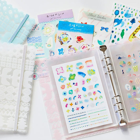 Classeur de rangement pour stickers OTONA | KING JIM - KING JIM - Blanc - millenotes