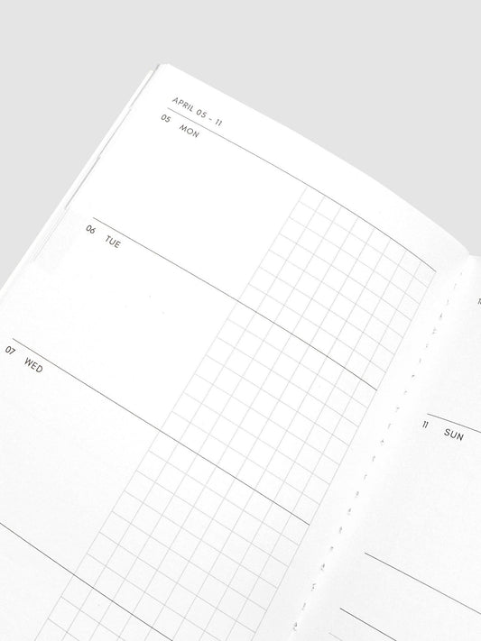 Cloth & Paper | Agenda hebdomadaire 2027 | A5 Slim - Cloth & Paper - millenotes