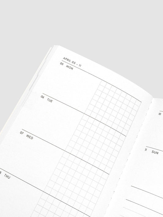 Cloth & Paper | Agenda hebdomadaire 2027 | Pocket Plus - Cloth & Paper - millenotes