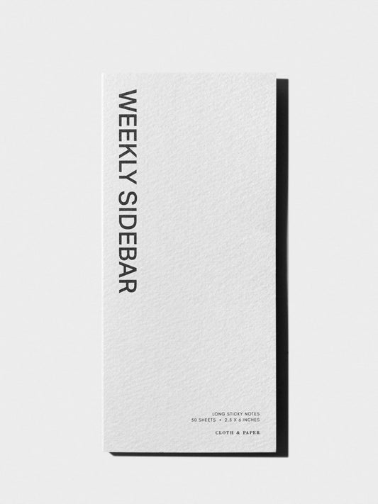 Cloth & Paper | Notes adhésives | Agenda hebdomadaire - Cloth & Paper - millenotes