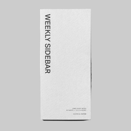 Cloth & Paper | Notes adhésives | Agenda hebdomadaire - Cloth & Paper - millenotes