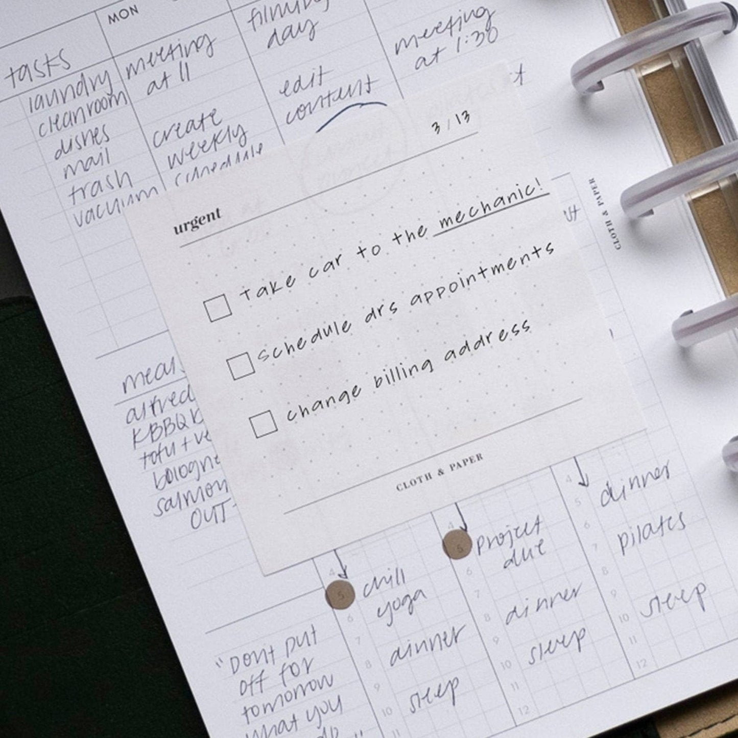 Cloth & Paper | Notes adhésives | Urgent - Cloth & Paper - millenotes