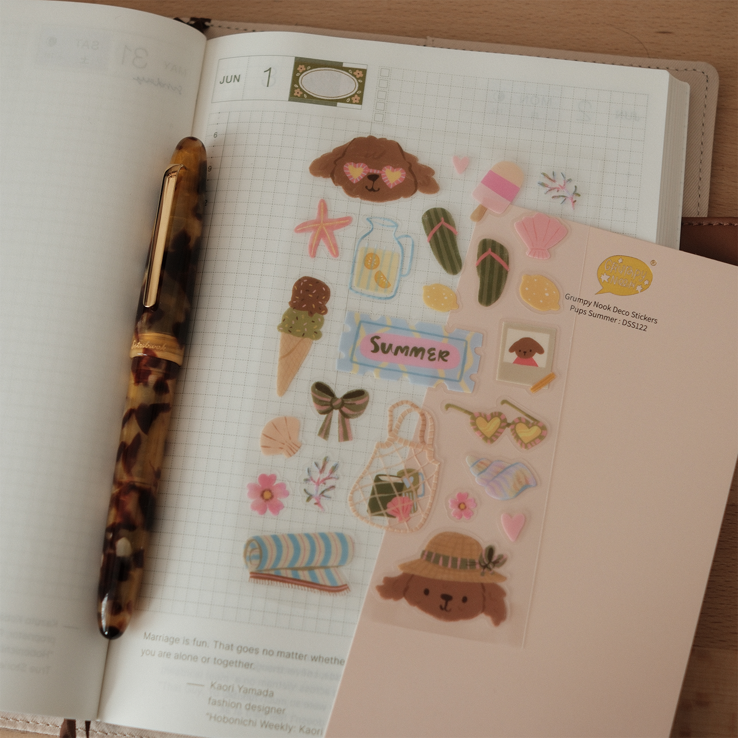 Stickers décoratifs | Grumpy Nook | Pups Summer