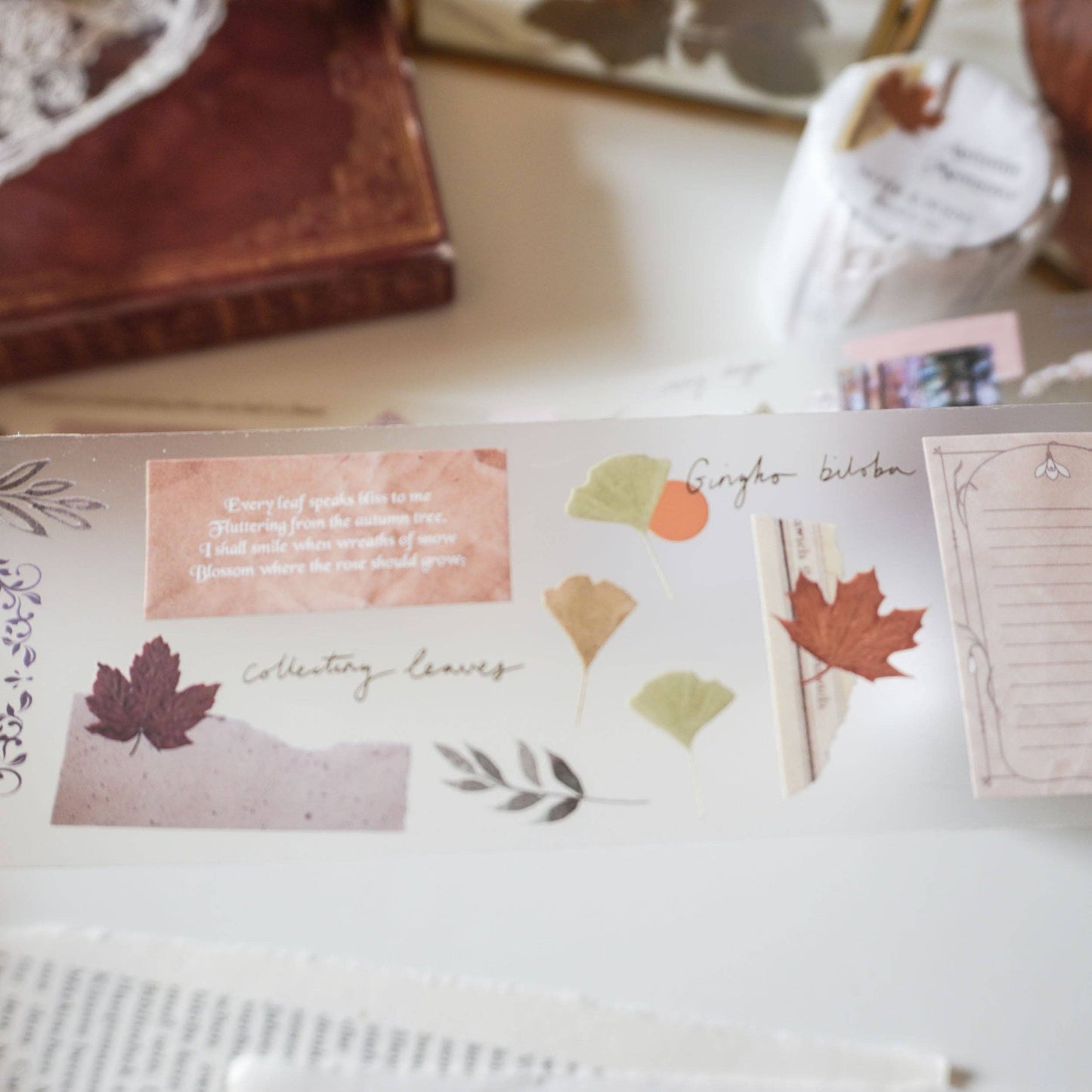 PET tape | Note & Wish | Autumn Memento