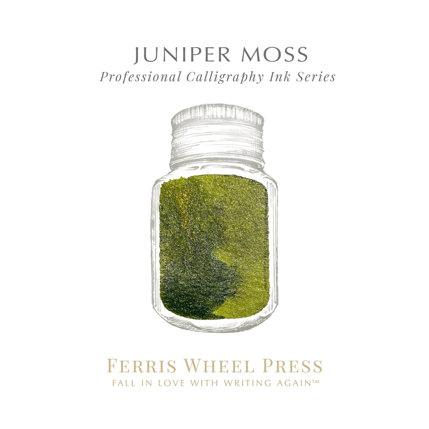 Encre de Calligraphie Ferris Wheel Press | Juniper Moss - Ferris Wheel Press - millenotes