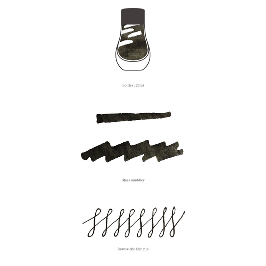 Encre d'écriture Dominant Industry | Base Black - Dominant Industry - millenotes