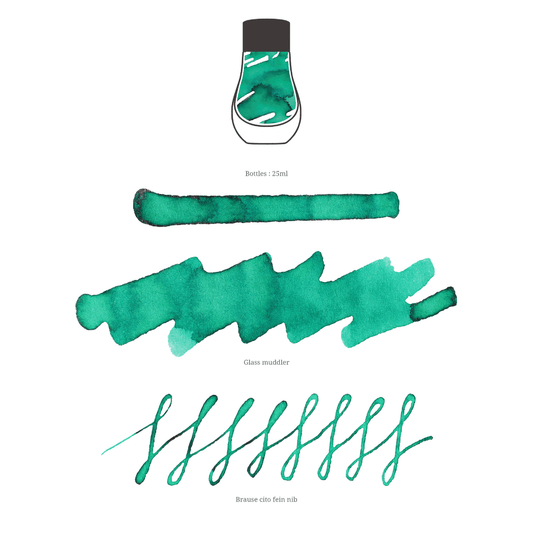 Encre d'écriture Dominant Industry | Tsavorite - Dominant Industry - millenotes