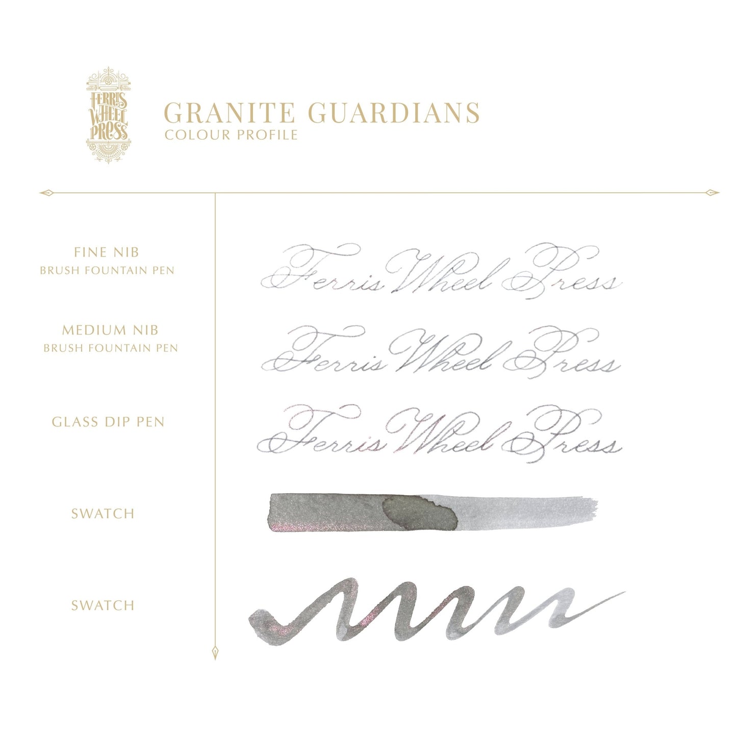 Encre pour stylo plume Ferris Wheel Press | Granite Guardians - Ferris Wheel Press - millenotes