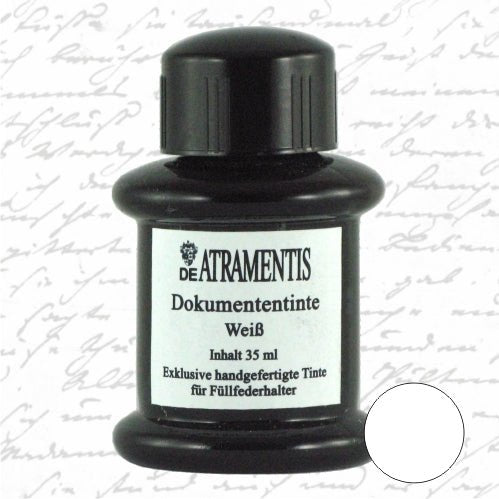 Encre pour stylo plume waterproof | De Atramentis | Blanc - De Atramentis - millenotes