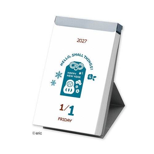 Eric Small Things x Shinnippon | Calendrier journalier 2027 - Eric Small Things x Shinnippon - millenotes