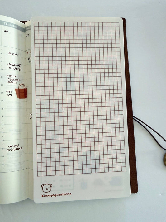 Guide-lignes | Bloom Paper Studio | Teddy's Brain Dump & Supplies - Bloom Paper Studio - millenotes