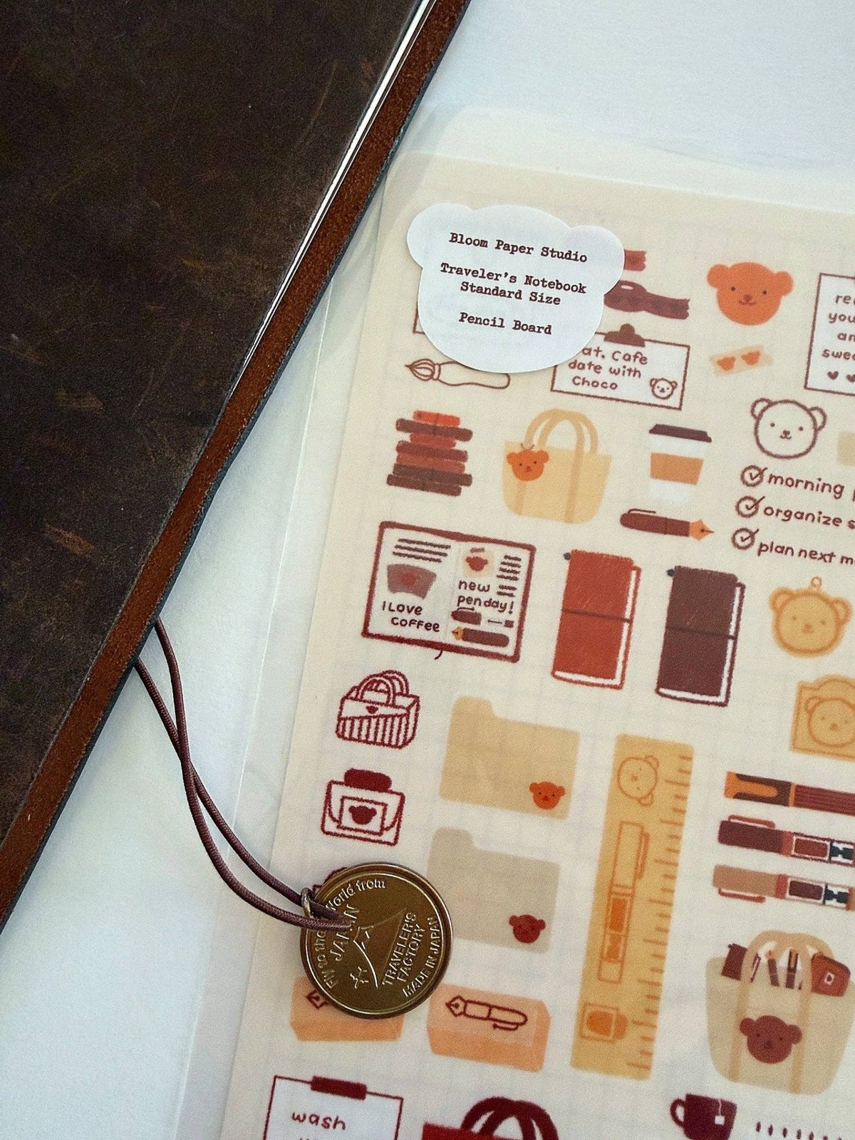 Guide-lignes | Bloom Paper Studio | Teddy's Brain Dump & Supplies - Bloom Paper Studio - millenotes