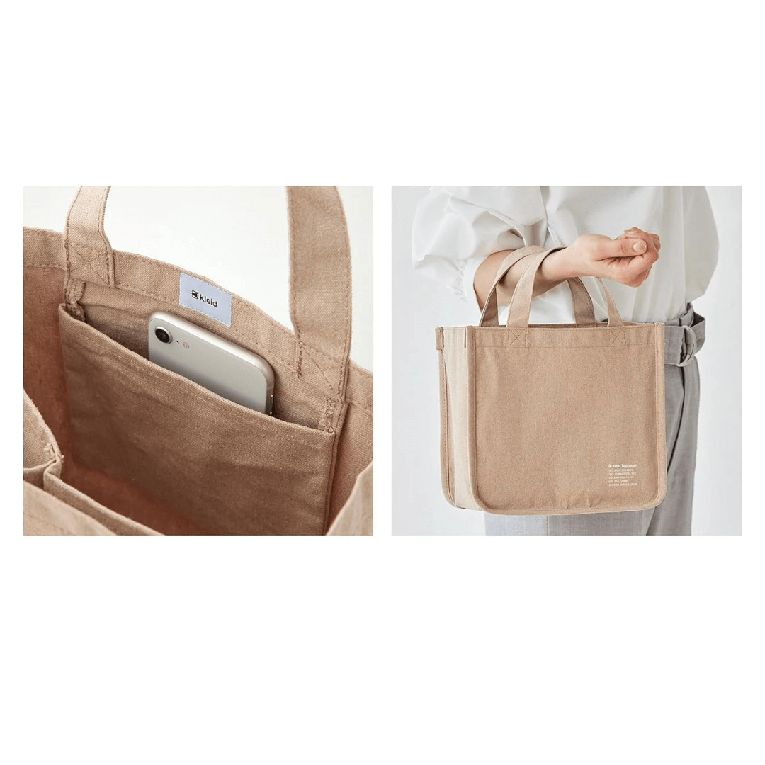 Kleid | Tote bag recyclé ajustable | Bleu marine - Kleid - millenotes