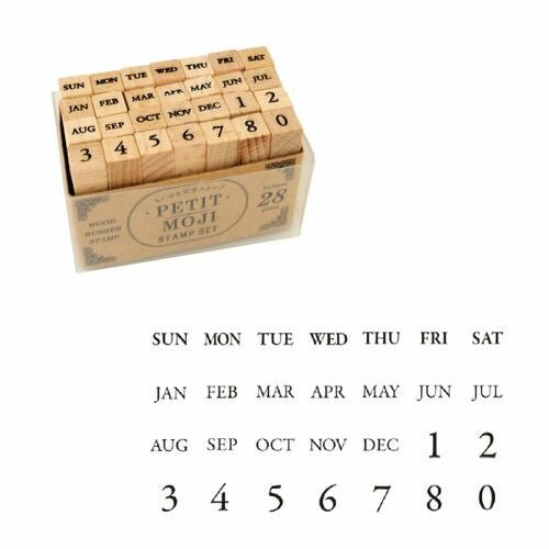 KODOMO NO KAO | Tampons Alphabet | Jours, Mois et Nombres - KODOMO NO KAO - millenotes