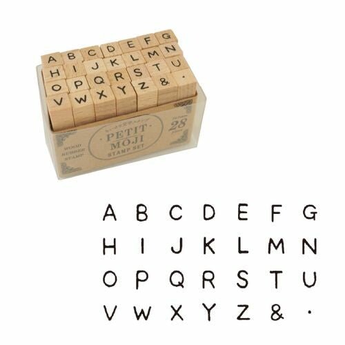 KODOMO NO KAO | Tampons Alphabet | Lettres Majuscules Variant 2 - KODOMO NO KAO - millenotes