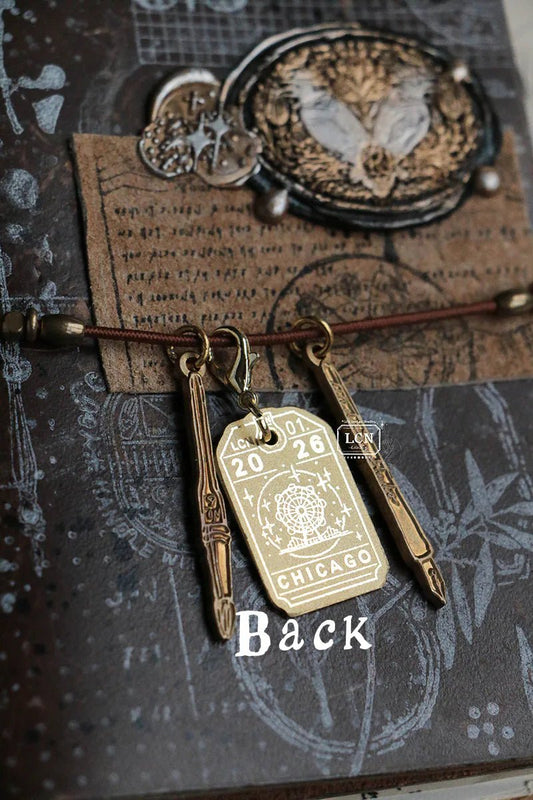 LCN Design Studio | Charms en laiton | 2026 Chicago Stationery Fest - LCN Design Studio - millenotes