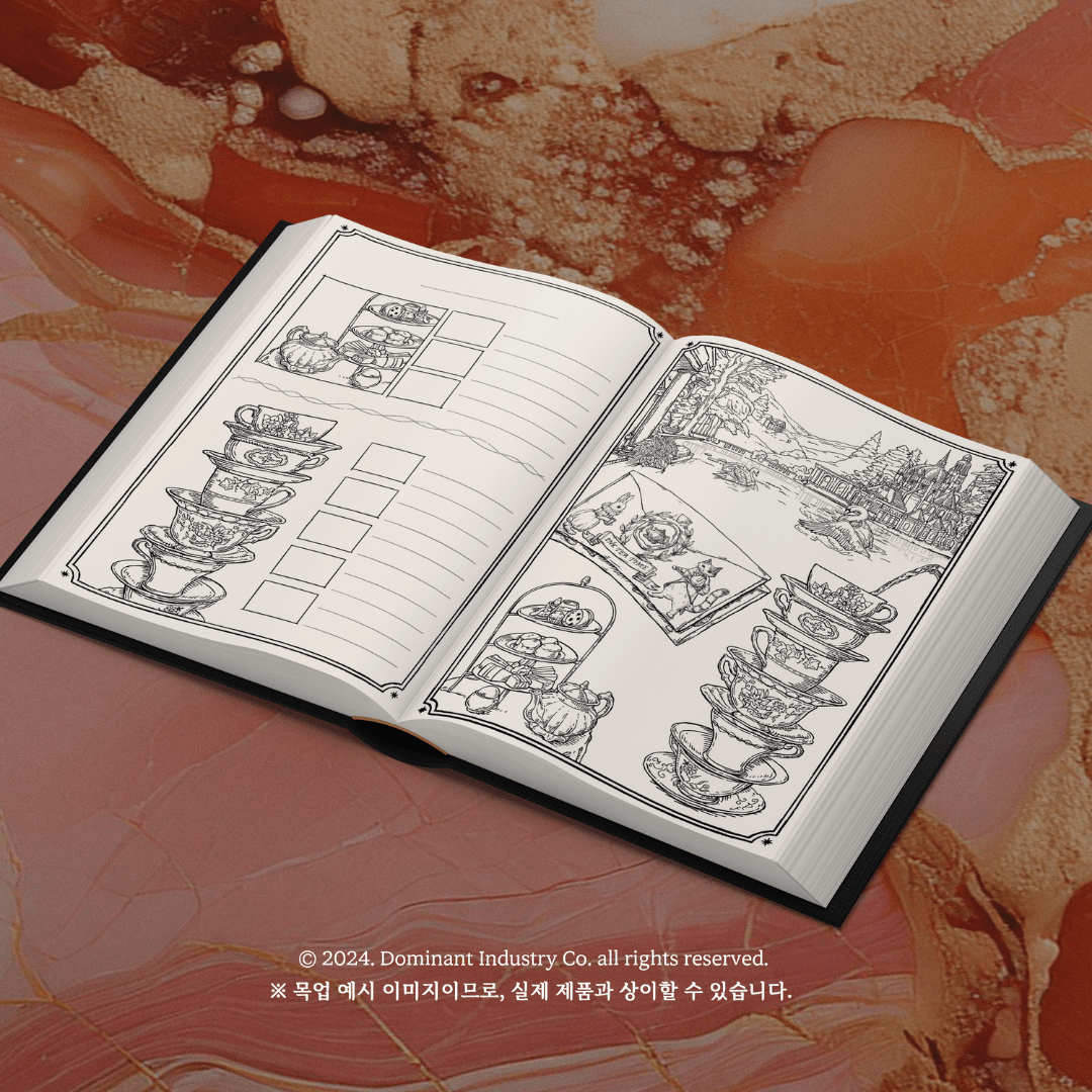 Livre illustré à colorier | The Ink Archiving Book vol.2 - Dominant Industry - millenotes