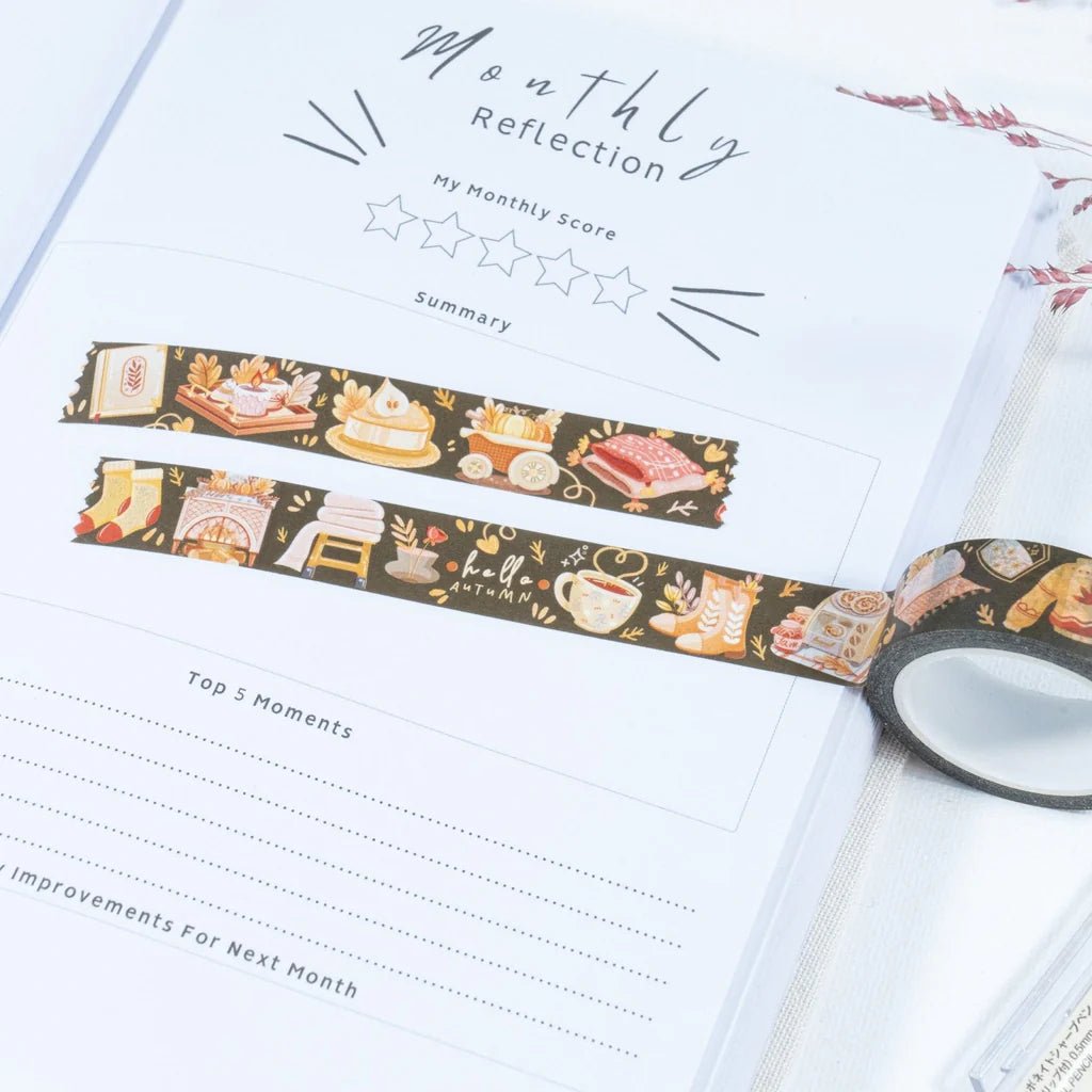Masking tape | Autumn in my heart - LETTOON - millenotes