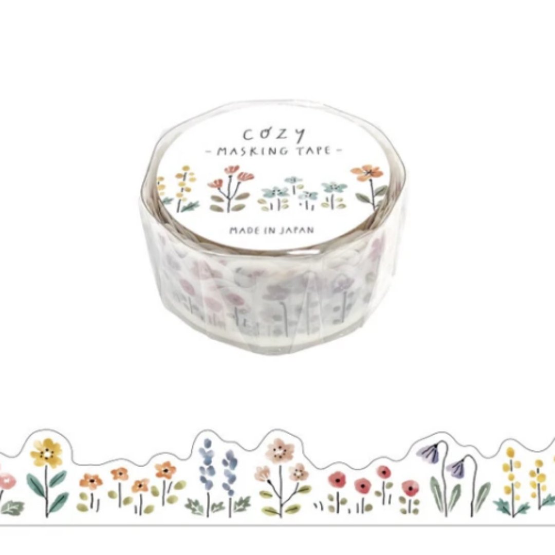 Masking Tape Japonais Mind Wave | Flowers - Mind Wave - millenotes