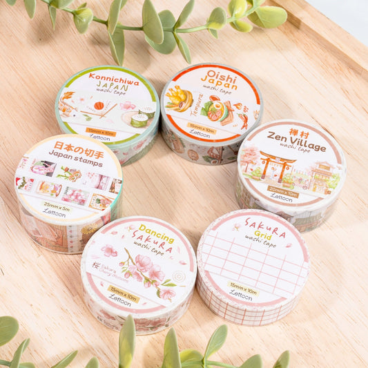 Masking tape | LETTOON | Sakura Grid - LETTOON - millenotes