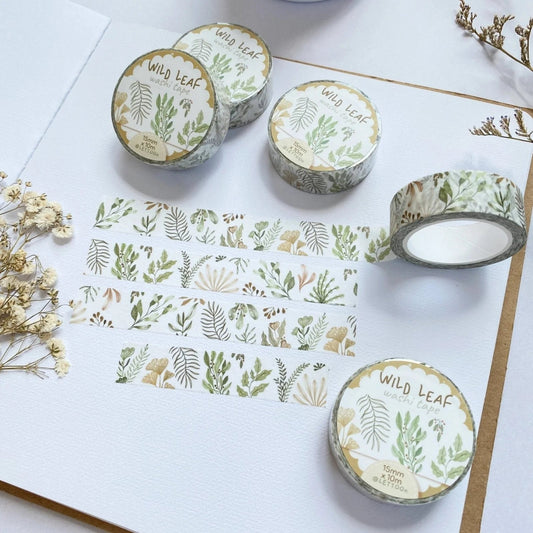 Masking tape | LETTOON | Wild Leaf - LETTOON - millenotes
