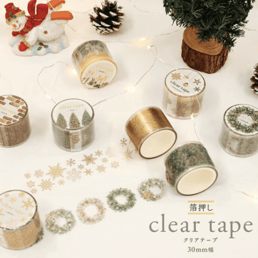 Masking Tape PET Japonais Mind Wave | Sapins de Noël - Mind Wave - millenotes
