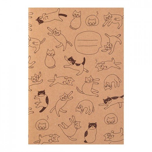 MIDORI | Cahier A5 Kraft | Chats - Midori - millenotes