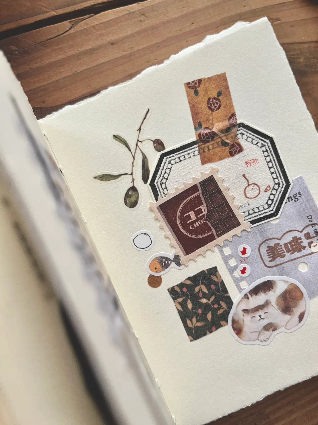 Masking tape stamps | Breezy Studio | The Scent