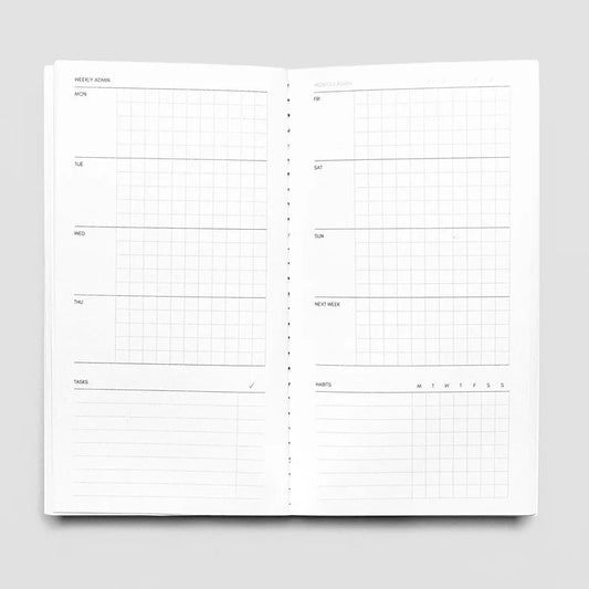 Cloth & Paper | Tygodniowy Notatnik Administracyjny | Pocket Plus