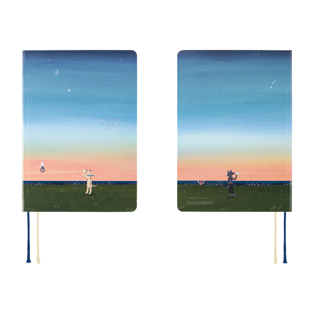 Agenda Hobonichi 2027 HON A6 | Hiroko Kubota: String Telephone Until the Moon is Full