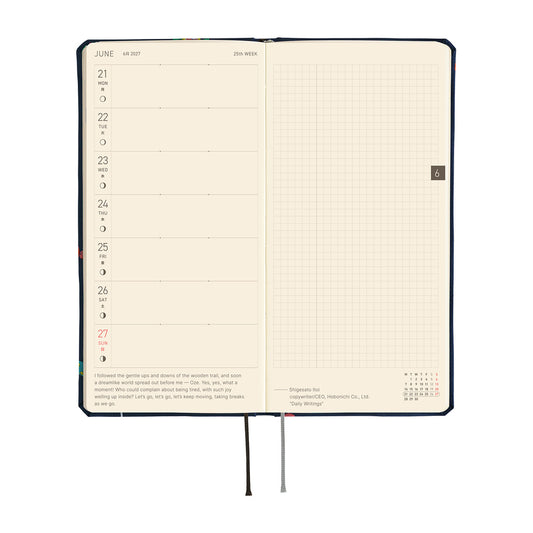 Agenda Hobonichi 2027 Weeks | Bow & Tie: Candy Dream