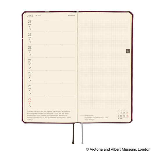 Hobonichi 2027 Weeks | V&A Series: Welcome to the V&A