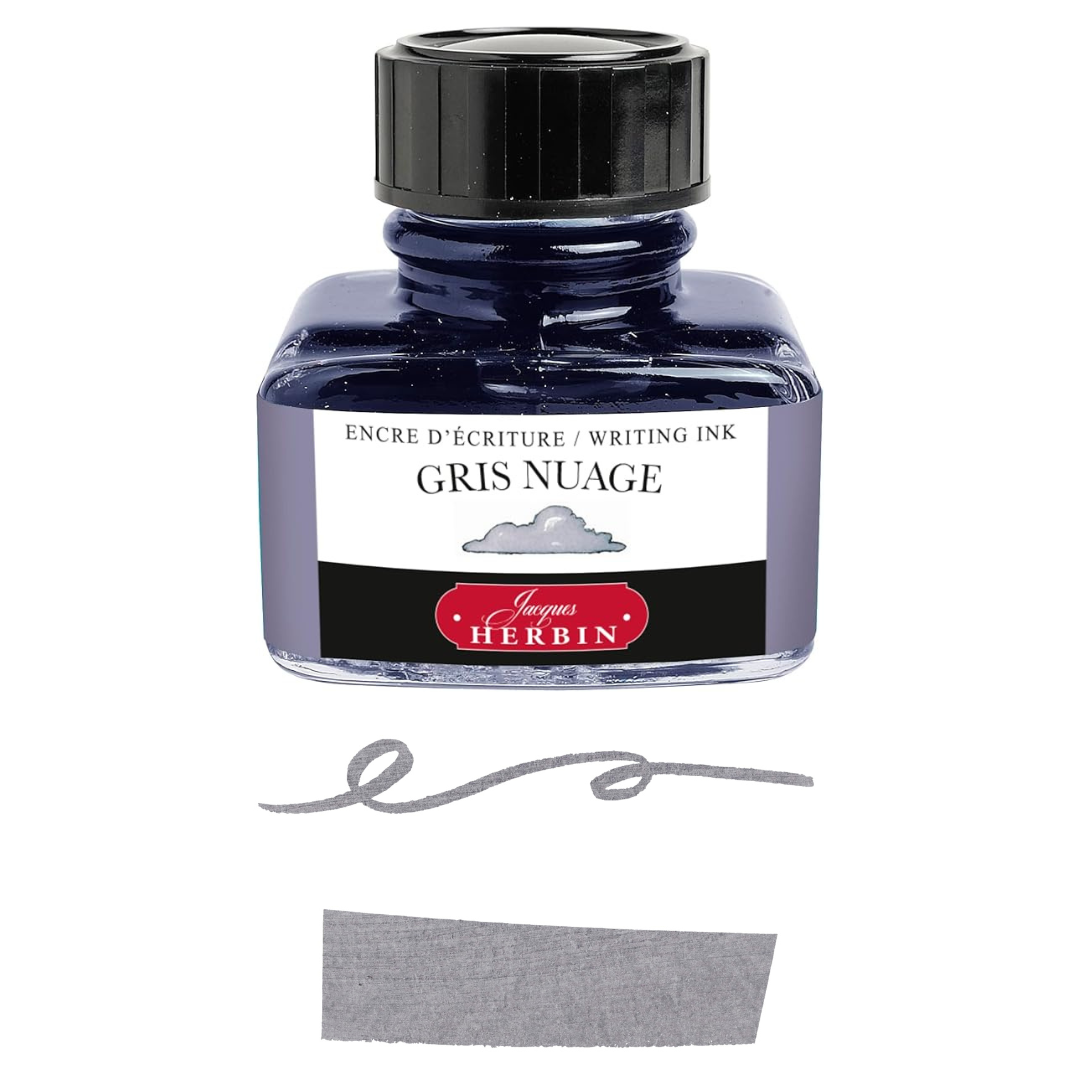 Jacques HERBIN Encre d'écriture | Gris nuage - 30ml