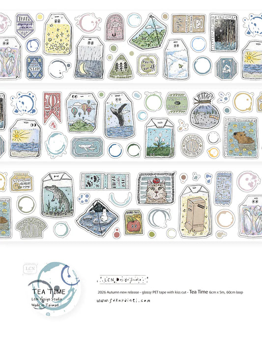 millenotes-lcn-design-studip-kiss-cut-PET-tape-tea-time-2