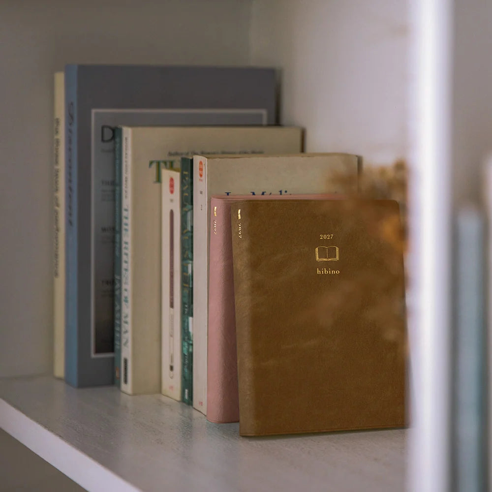 Planner 2027 MIDORI Hibino Diary A6 | Niebiesko-zielony