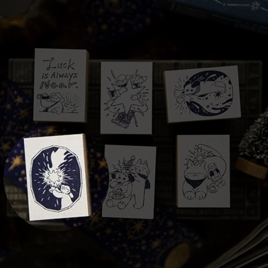 Wooden stamp | OURS Studio | Lucky Star - Wish