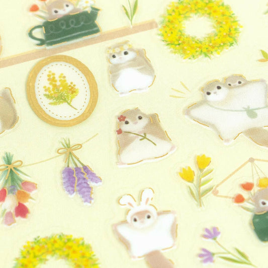 Mini stickers | Mattari Animals | Adorables Écureuils - NB Co Ltd - millenotes