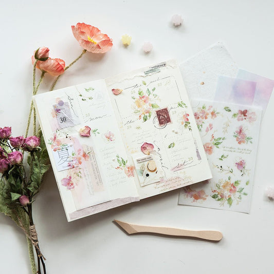 MU Print - On Stickers | Décalcomanies 190 Fleurs Roses - MU Lifestyle - millenotes